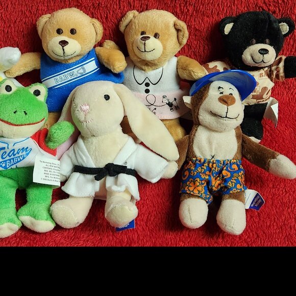 BUILD A BEAR McDonald's HAPPY MEAL TOYS 2006 LOT OF 7 - Picture 14 of 14